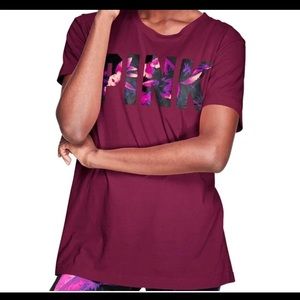 NWOT VS Pink Campus Tee